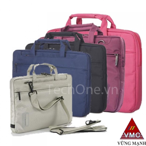 Túi đeo cao cấp mỏng nhẹ bền TUCANO ITALY Work Out 13,3" màu TÍM, BẠC, XANH, ĐEN, HỒNG, CAM